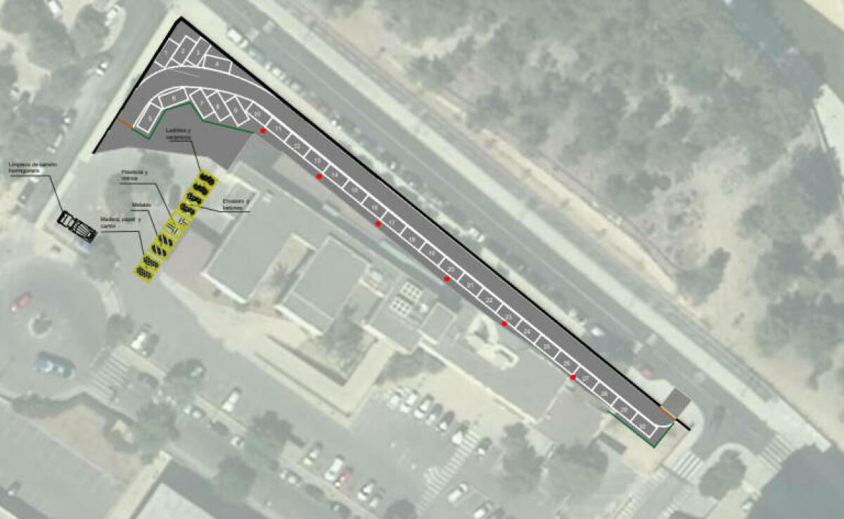 Sanidad ampliará el parking del Centro de Salud de Foietes de Benidorm con más plazas detrás del edificio