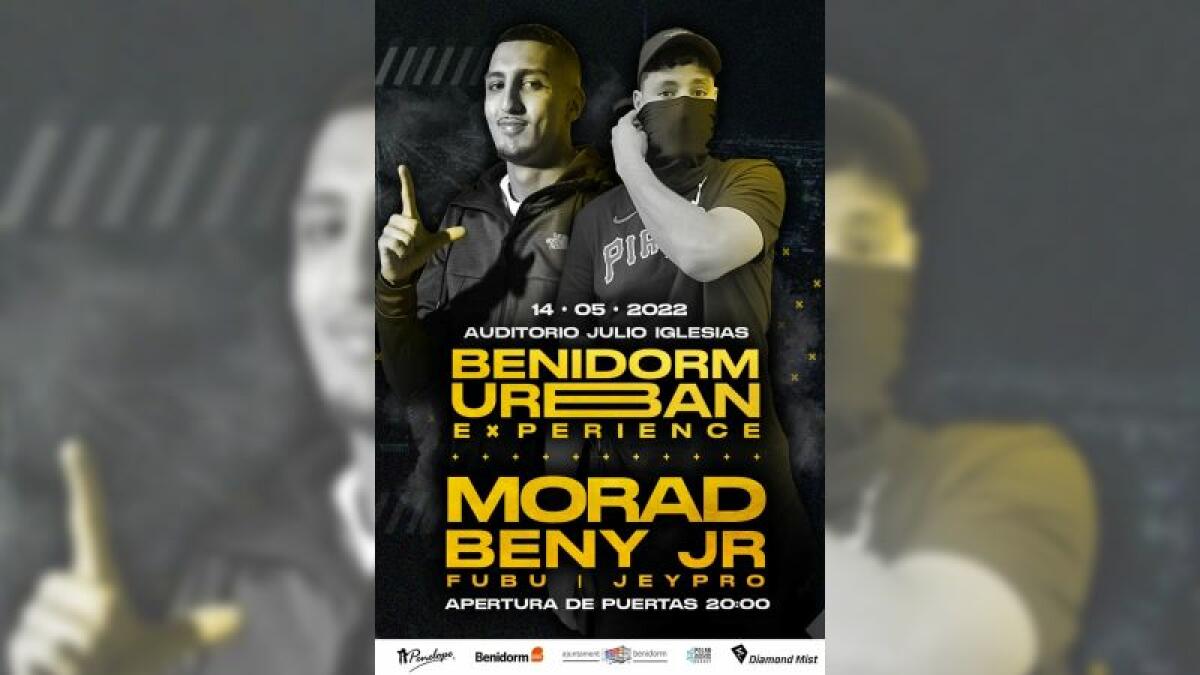 El rap y trap de Morad y Beny Jr, este sábado en Benidorm