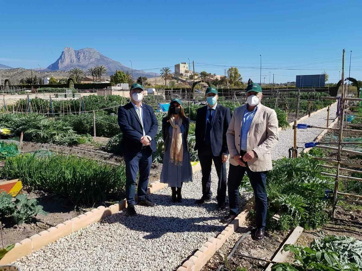 Caixabank apoya económicamente el proyecto de huertos agrícolas sostenibles de la Fundación  Aragonés