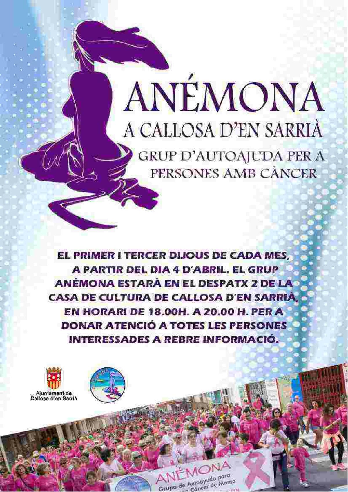 Anémona ofrece esta tarde su servicio de atención en la Casa de Cultura de Callosa d’en Sarrià