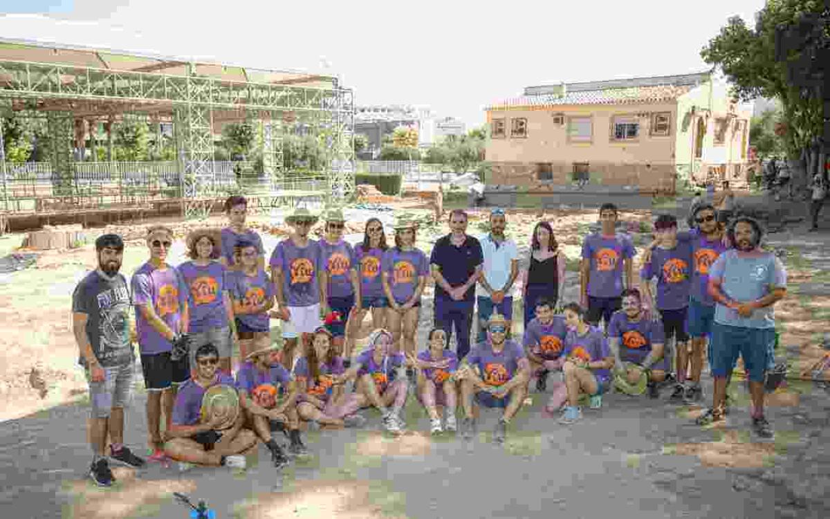 Una quincena de jóvenes participan en el XII Campo de Trabajo Internacional Villa Romana de l’Albir