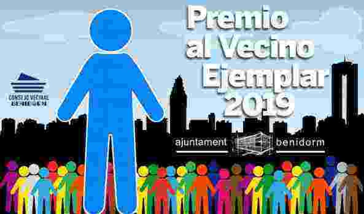 Benidorm · El Consejo Vecinal convoca el Premio Vecino/a Ejemplar 2019