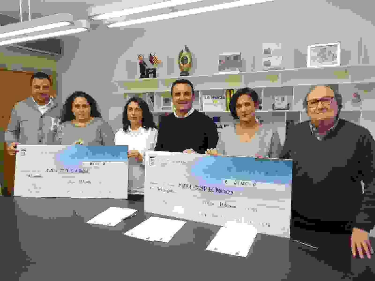 El Ayuntamiento de La Nucía subvenciona con 3.000 € a las AMPAS de los colegios