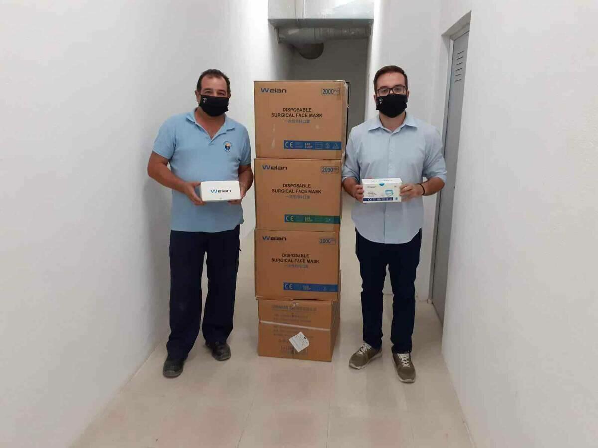 El Gobierno de España entrega 8.000 mascarillas  al Ayuntamiento de la Vila