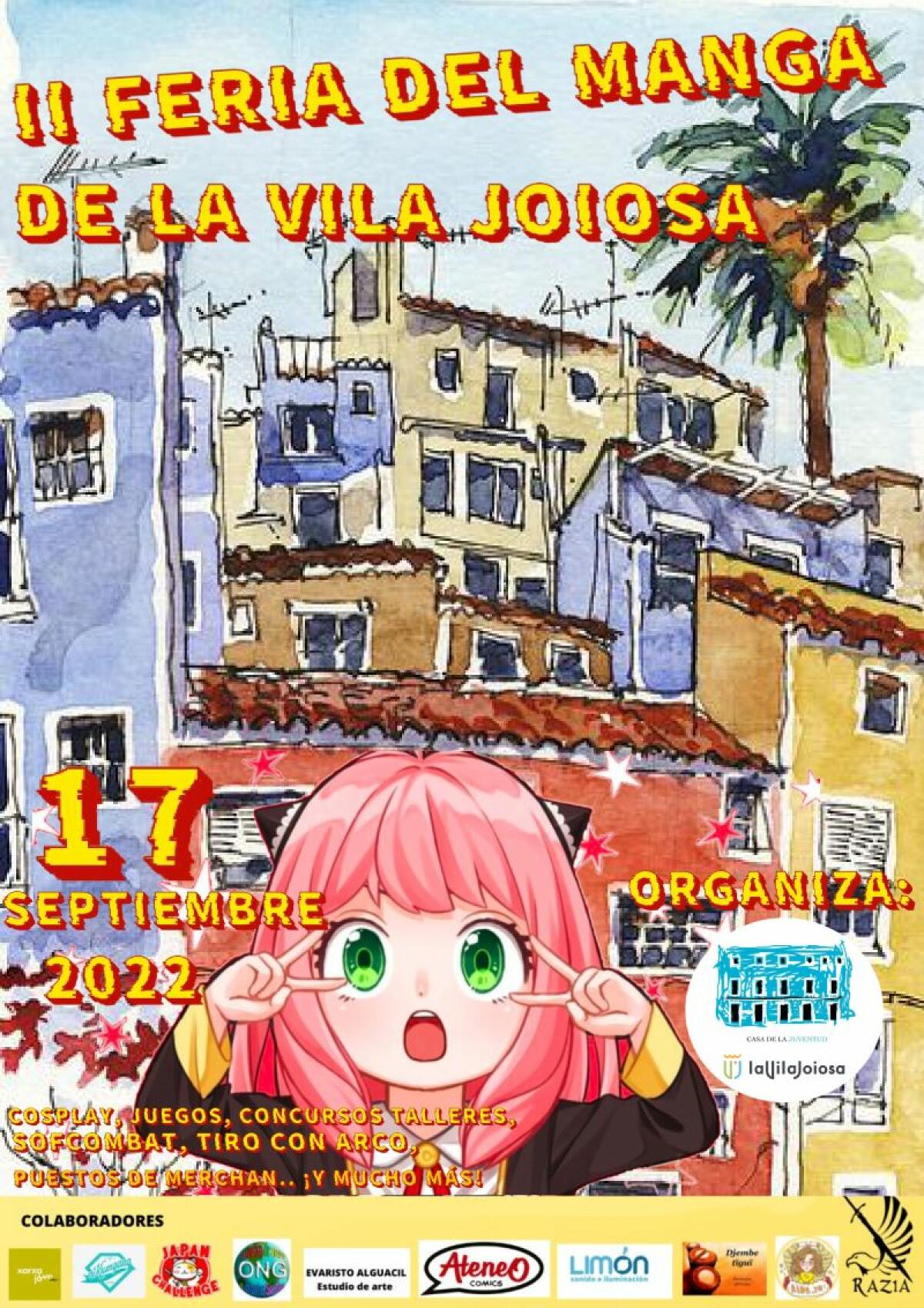 La II Feria del Manga y Cultura Japonesa de la Vila Joiosa ya tiene cartel oficial y programa de actividades