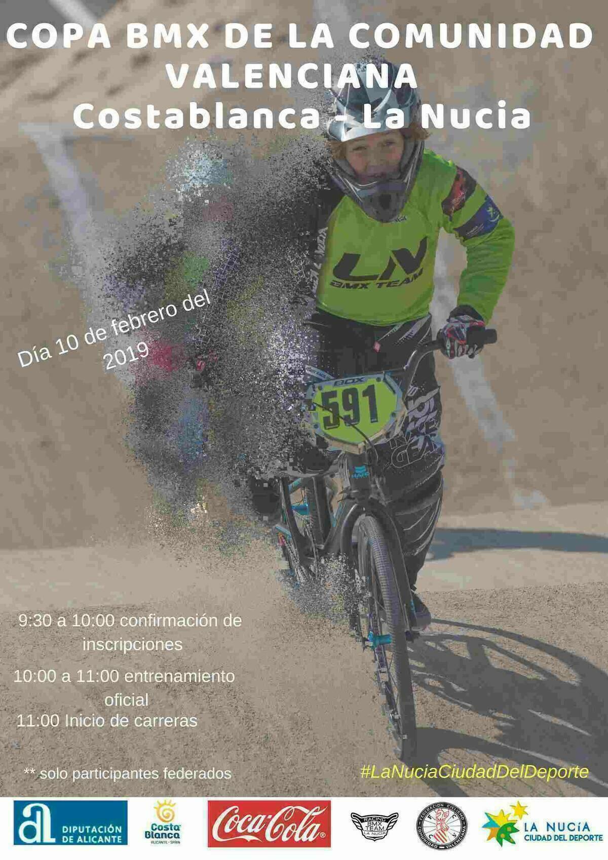 La Nucía abre este domingo la “Copa Comunitat Valenciana de BMX”