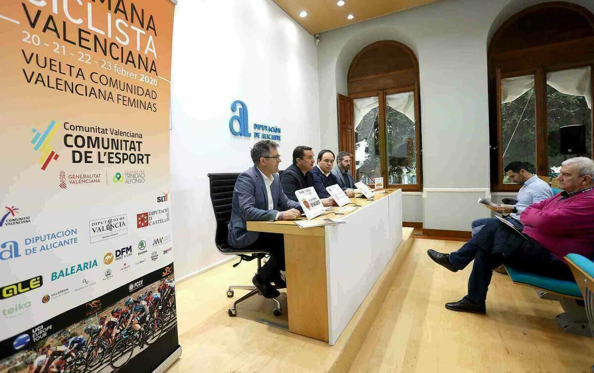 La IV Semana Ciclista Valenciana llega el 21 de febrero a la provincia con una etapa épica entre Agost y Finestrat 