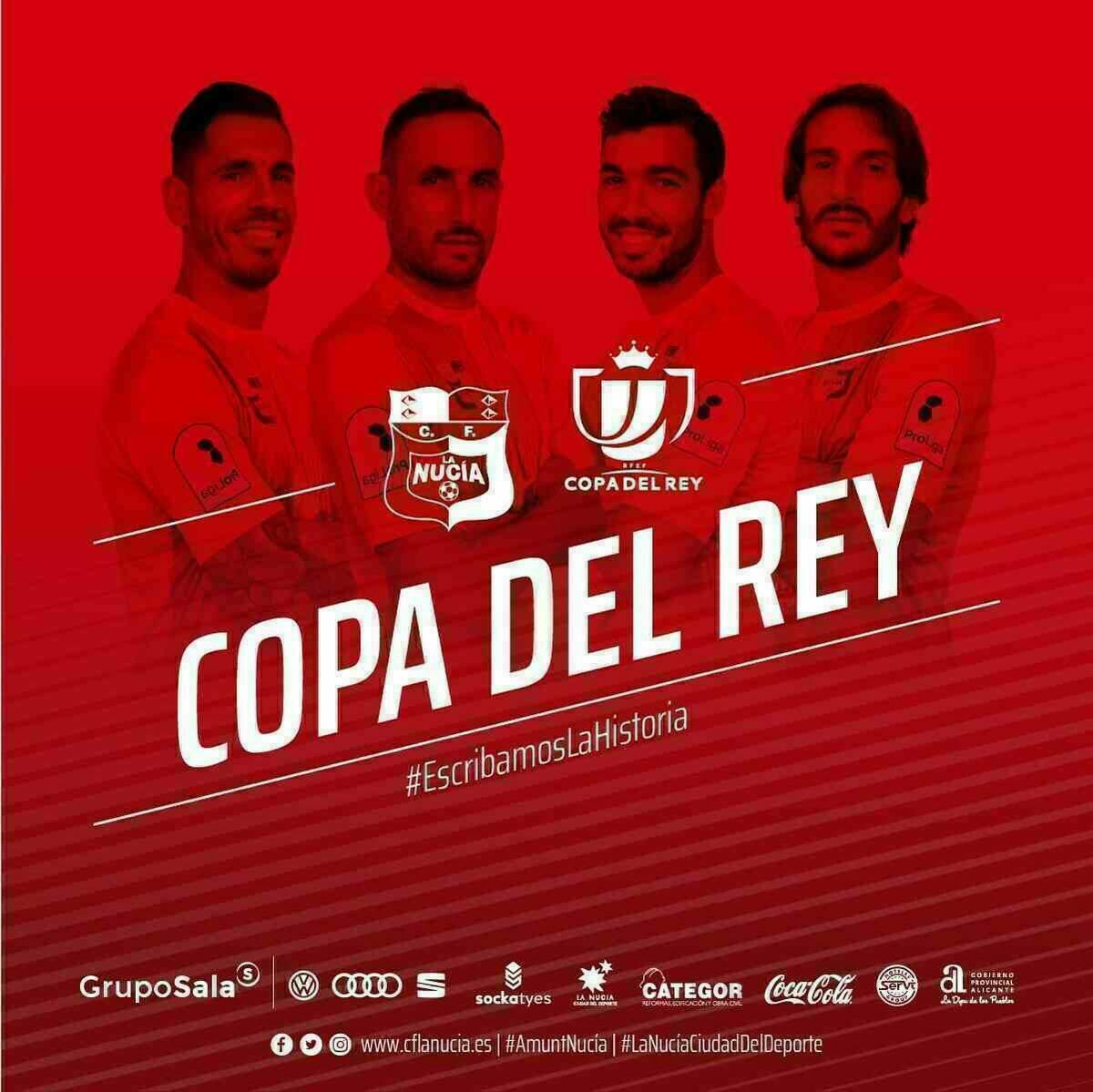 El CF La Nucía conocerá a su rival en la Copa del Rey este domingo
