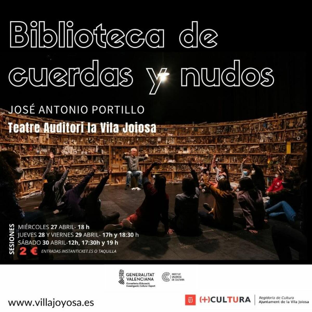 ‘La Biblioteca de Cuerdas y Nudos’ llega al Teatre Auditori de la Vila Joiosa