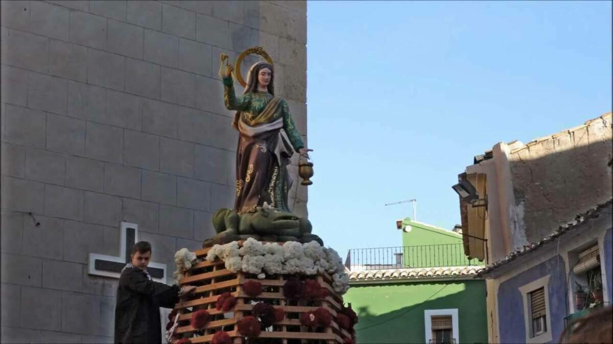 La Vila Joiosa rendirá homenaje a Santa Marta  este fin de semana sin actos festivos