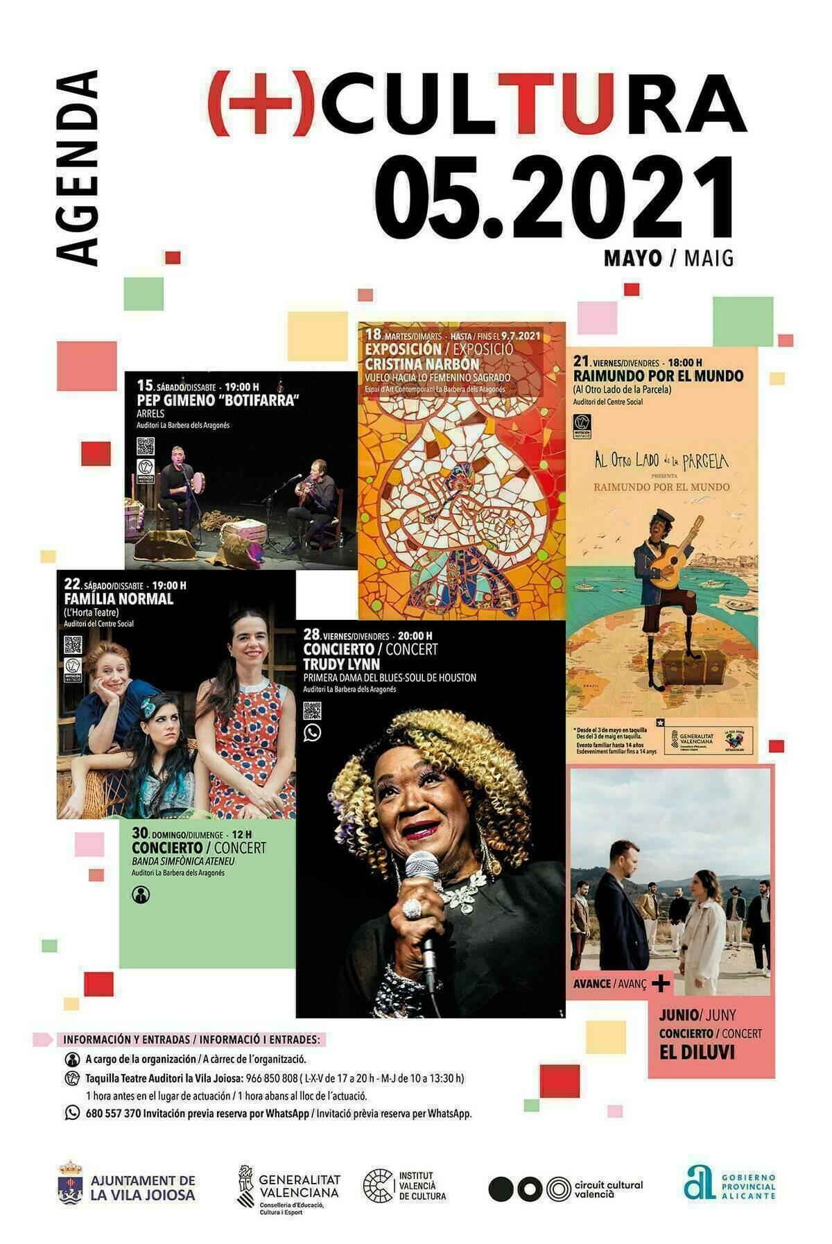 La Vila Joiosa presenta una completa agenda  cultural para el mes de mayo