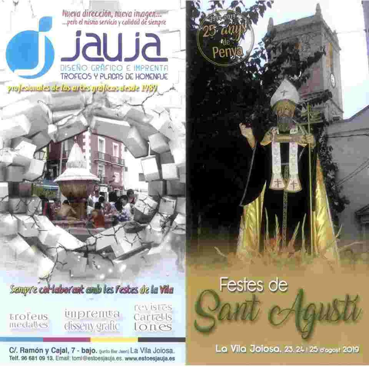La Vila celebra las Fiestas de Sant Agustí 