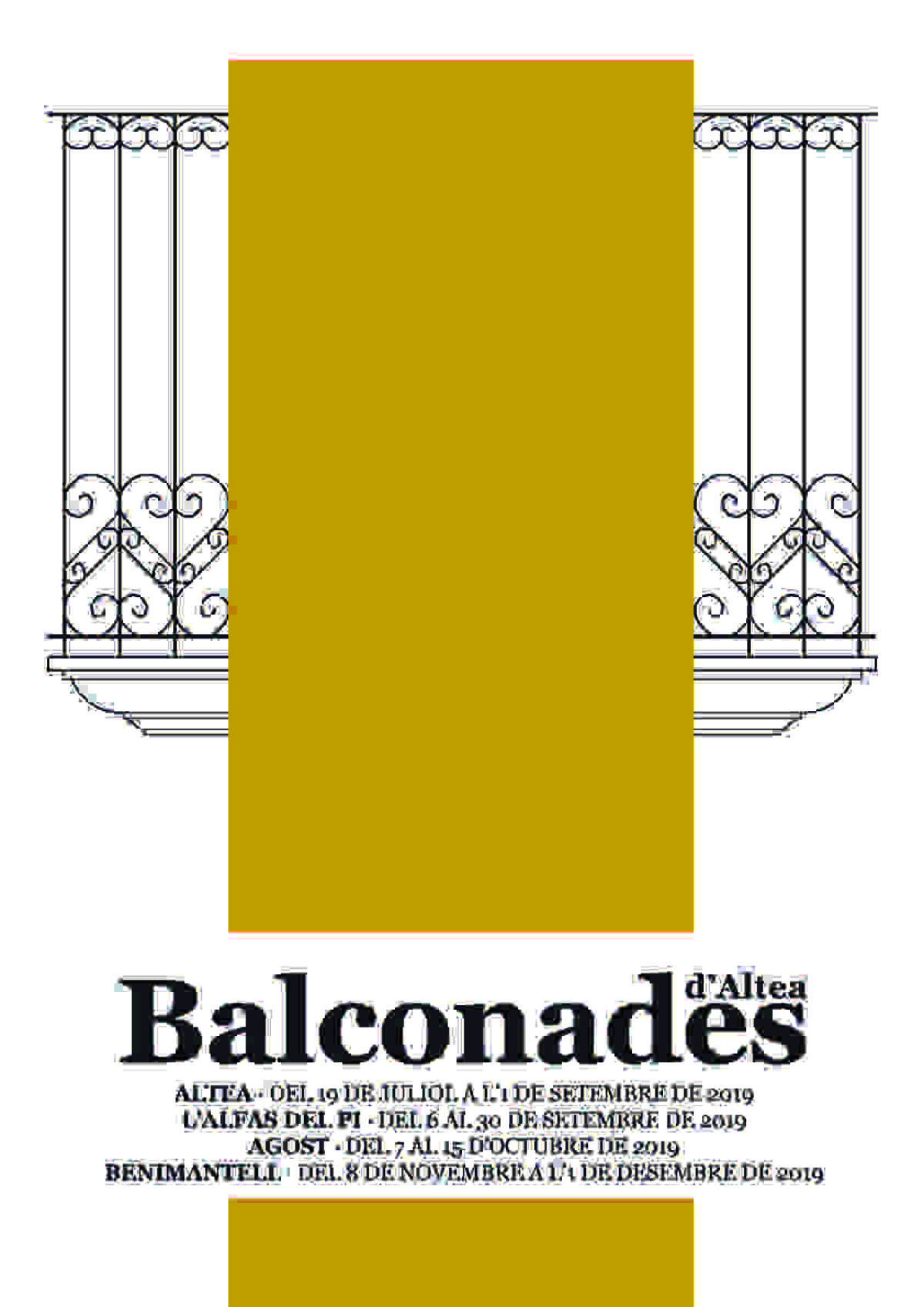 Balconades y Xicotet Format llenan de arte el Casco Antiguo de Altea