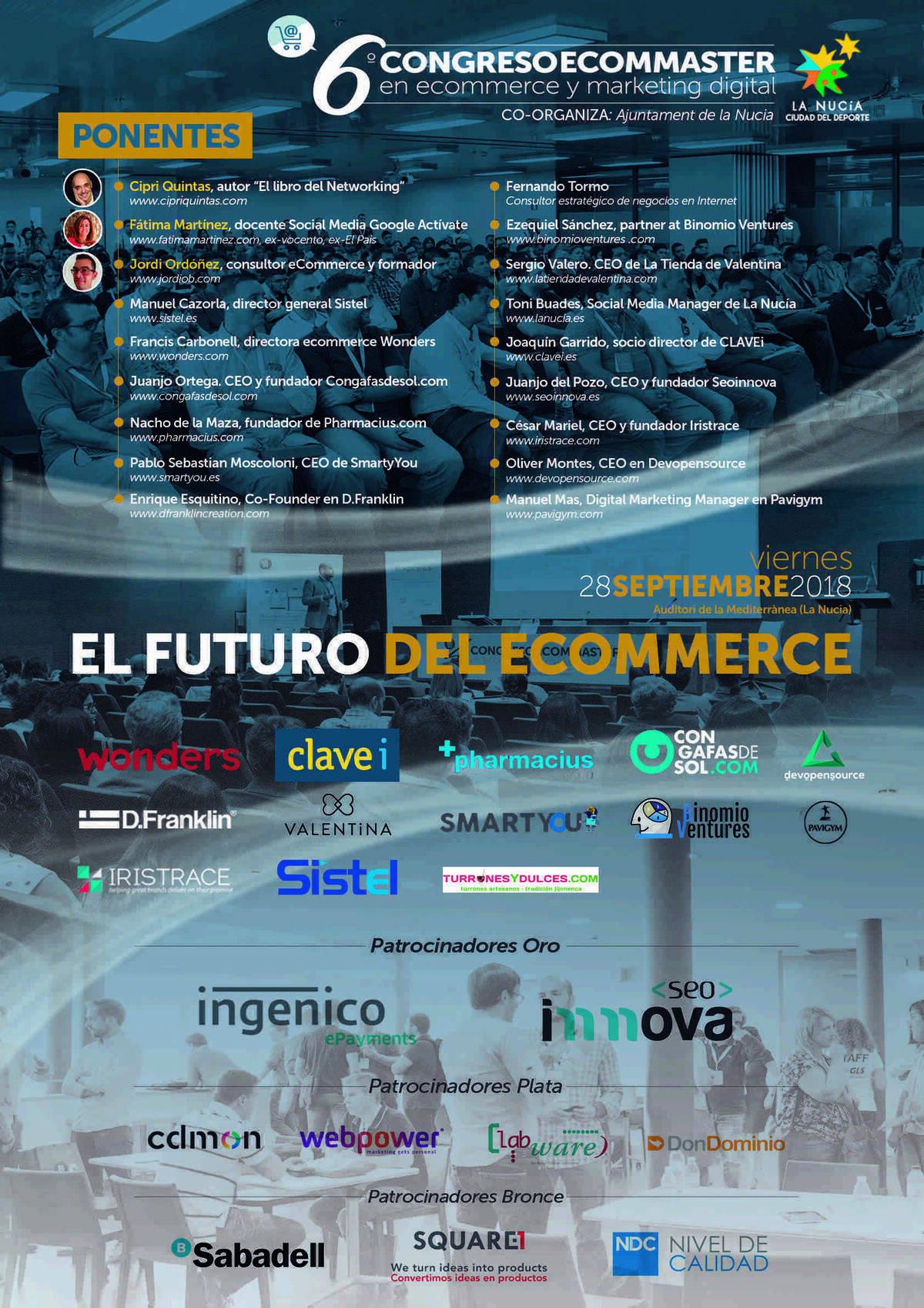 500 profesionales participarán en el 6º Congreso Ecommaster en La Nucía