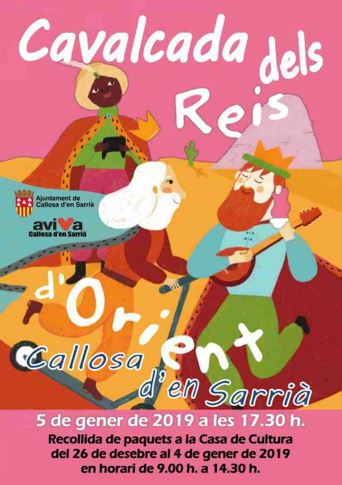 Los Reyes Magos recorrerán las calles de Callosa d’en Sarrià el próximo 5 de enero en la tradicional cabalgata