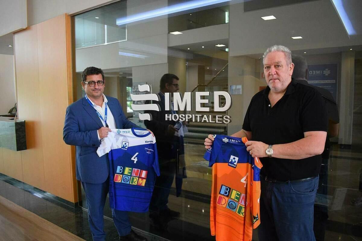 El Balonmano Benidorm renueva su acuerdo de colaboración con el IMED Levante