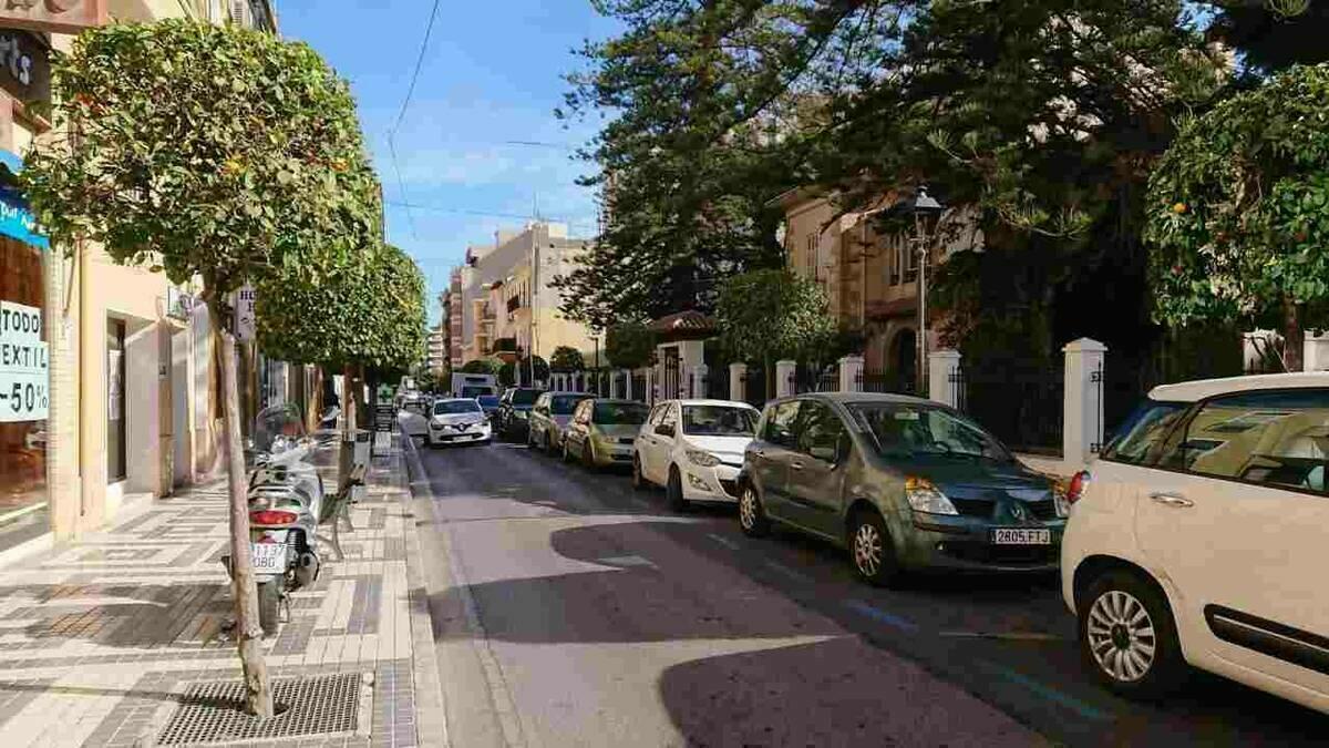 La calle Colón de la Vila Joiosa será peatonal desde su cruce con Barranquet hasta Canalejas