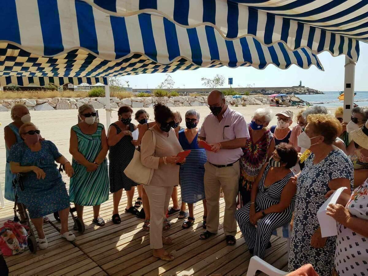 El programa de playas accesibles llega a su fin en  la Vila este 2020