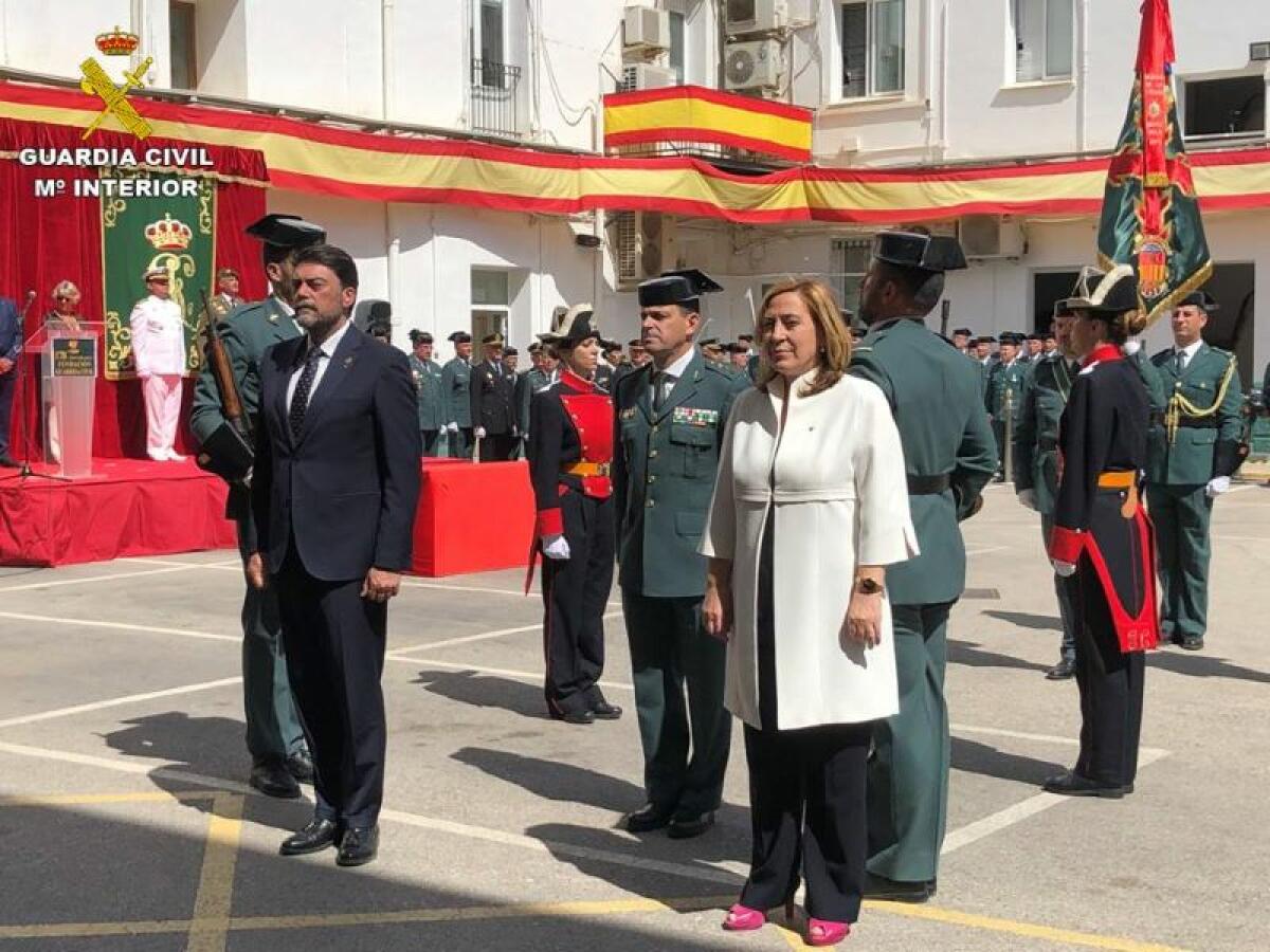 La Guardia Civil celebra en Alicante el acto conmemorativo del 178º aniversario de su fundación 