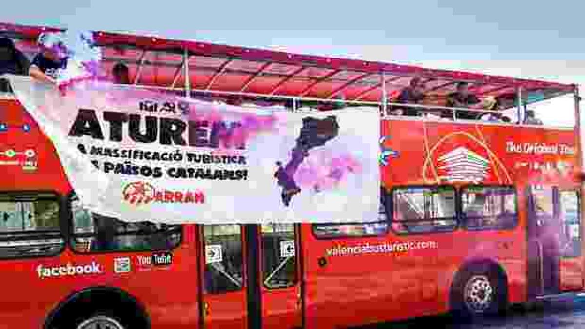 Los separatistas de Arran extienden a Valencia su campaña contra el turismo