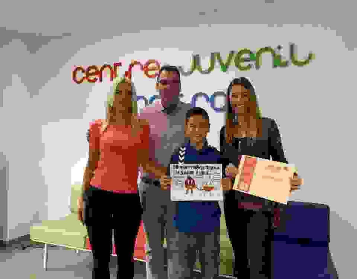 Finestrat · Entrega del premio al ganador del Concurso Infantil de Dibujo de la Maratón de Donación de Sangre y Médula