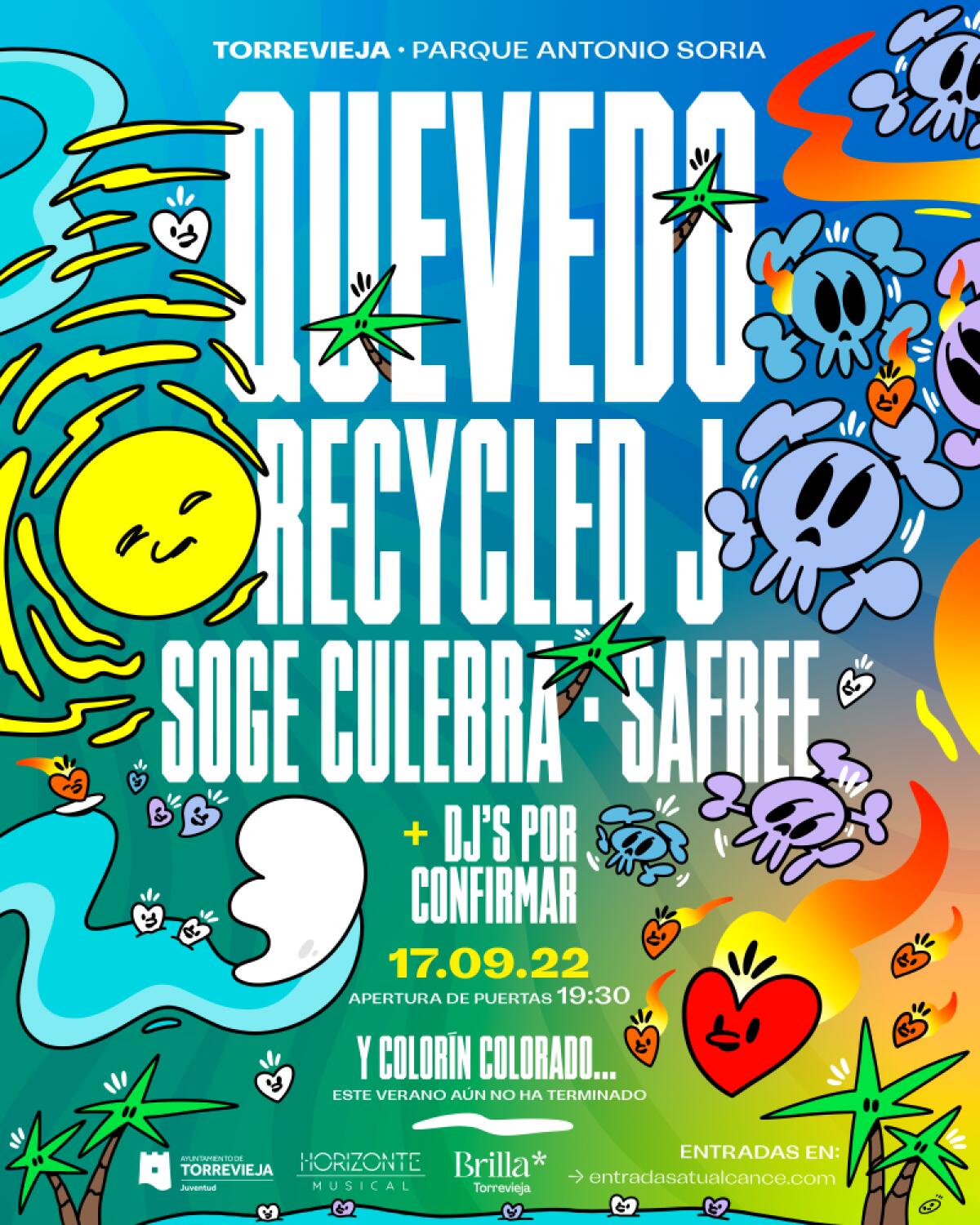 Quevedo, Recycled J, Safree y Soge Culebra completan el cartel del  ‘Colorín Colorado Fest’