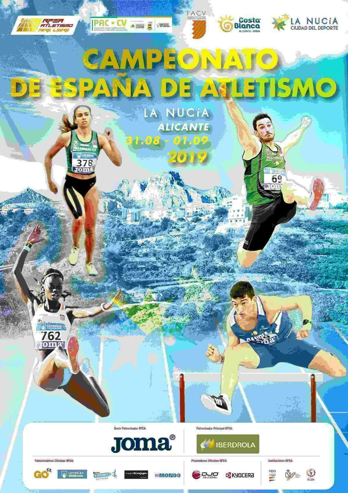 Las entradas para el Nacional de Atletismo en La Nucía ya están a la venta