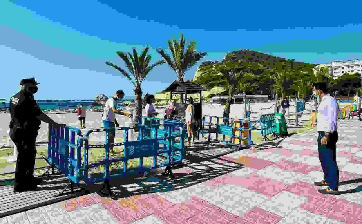 El Ayuntamiento de Finestrat habilita un tercer acceso ala playa de La Cala