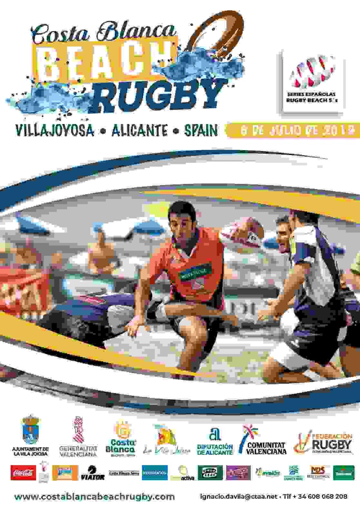 La Vila Joiosa acoge el próximo sábado el V Costa Blanca Rugby Beach Fives