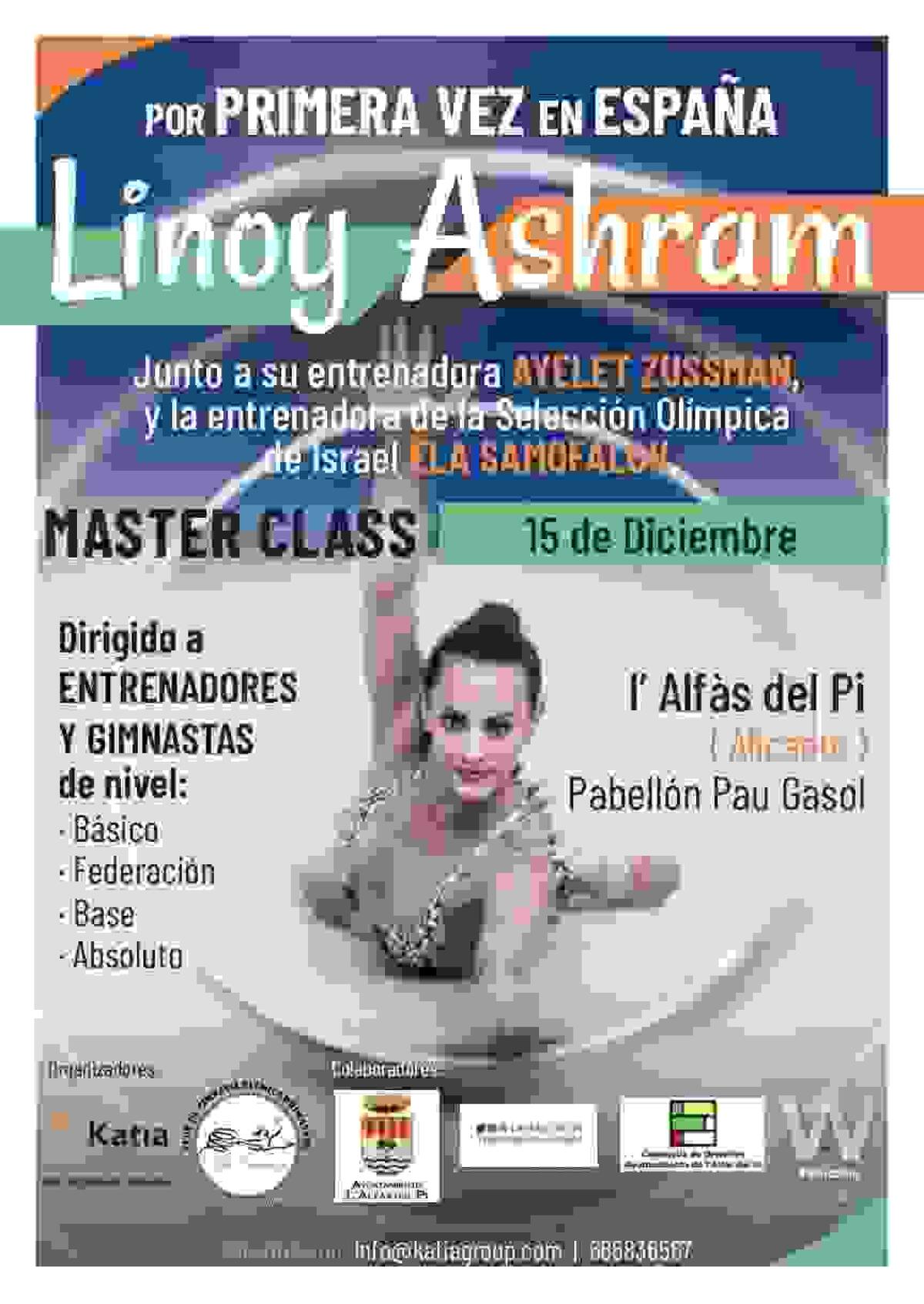 La conocida gimnasta israelí Linoy Ashram impartirá una clase magistral en l’Alfàs del Pi