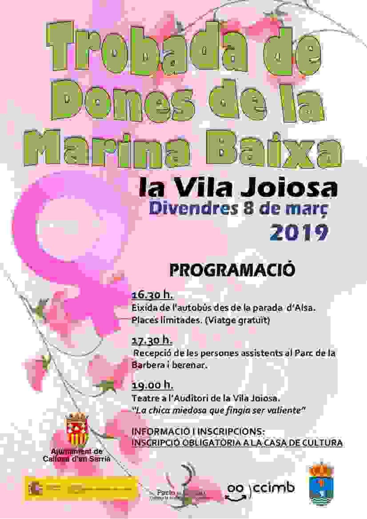 Callosa d’en Sarrià organiza una semana de actividades de concienciación para conmemorar el Día de la Mujer
