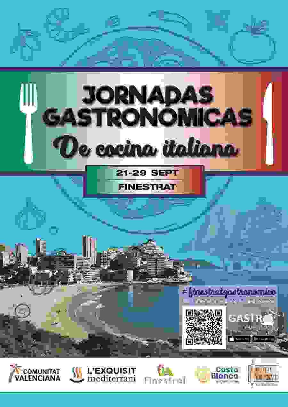Finestrat celebra del 21 al 29 de septiembre unas jornadas gastronómicas dedicadas a la cocina italiana 
