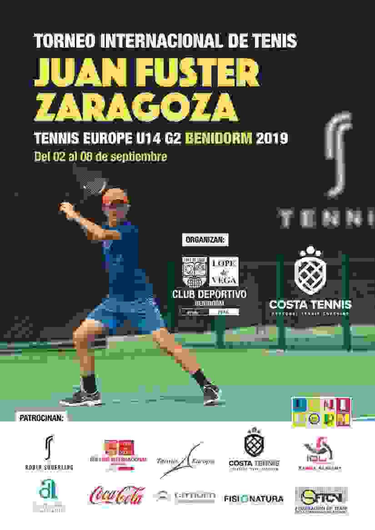 El Torneo Internacional de Tenis Juan Fuster Zaragoza cumpe su X aniversario trayendo a las grandes promesas del tenis mundial