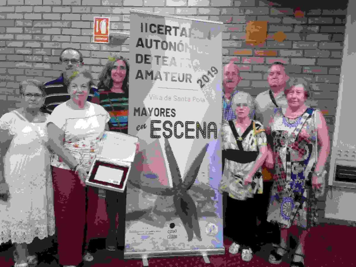 El grupo “La Casilla” de la Nucía es premiado en el   “II Certamen de Teatro Mayores en Escena”