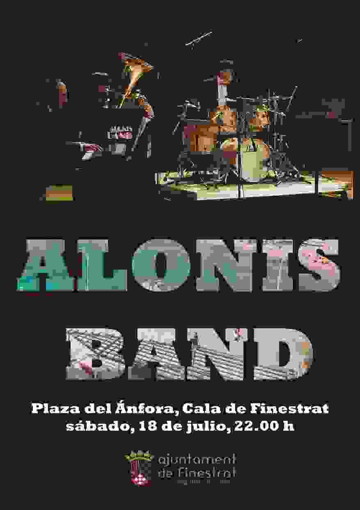 Hoy empiezan los eventos culturales de verano en Finestrat con el concierto de jazz de “ALONIS BAND”.