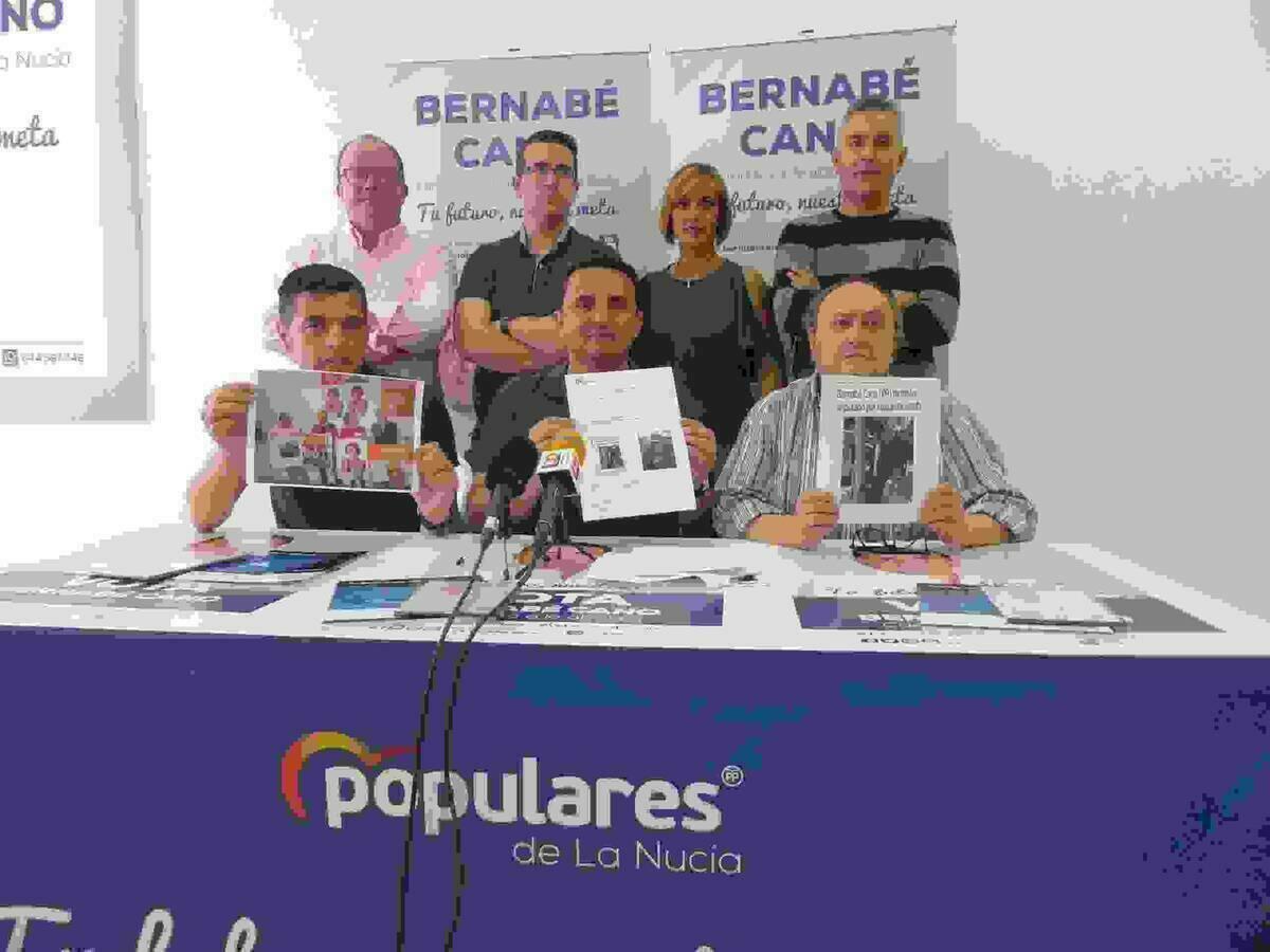 El PP de La Nucía denuncia ante la Junta Electoral un “panfleto difamatorio” contra Bernabé Cano