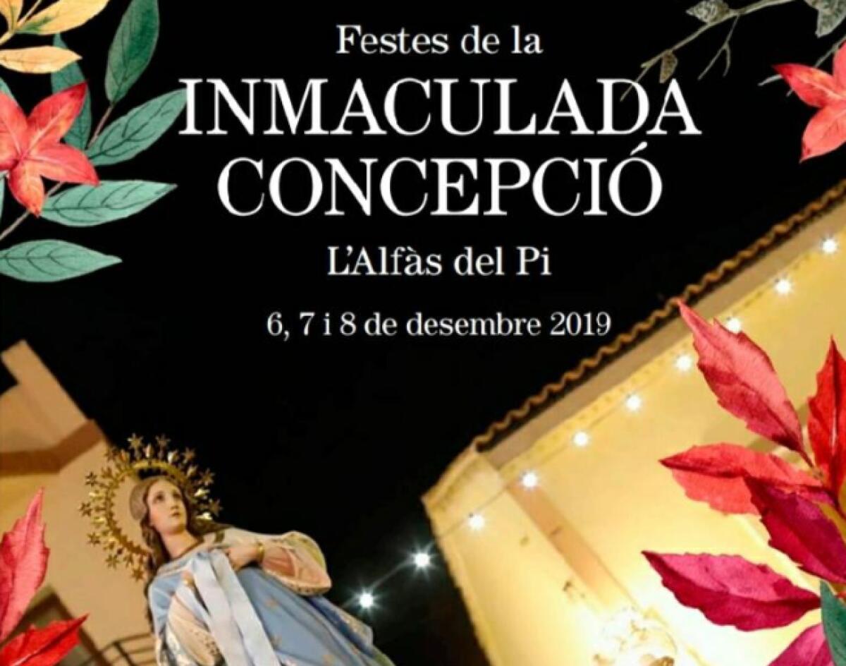 L’Alfàs del Pi celebrará este fin de semana las fiestas de la Inmaculada Concepción