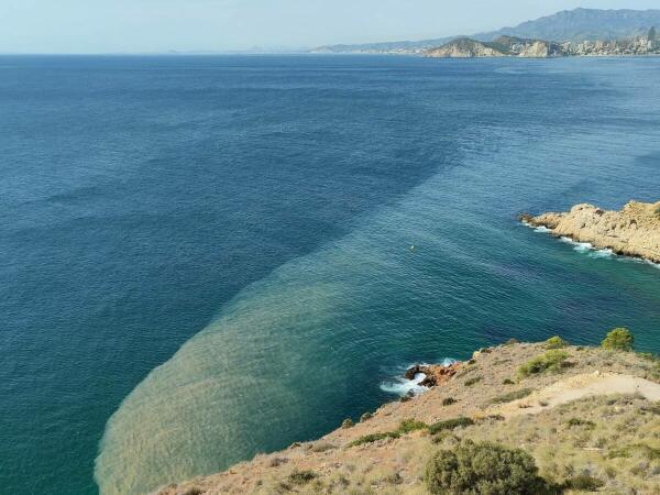 El PP oculta los análisis del agua de las playas tras el vertido de aguas residuales en Serra Gelada 
