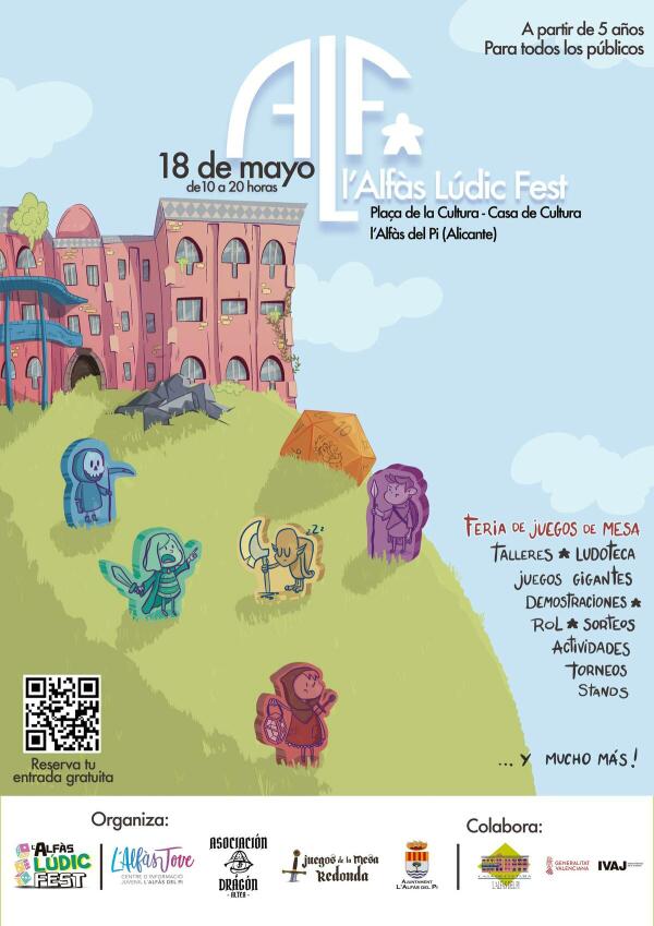 Nace L’Alfàs Lúdic Fest, una gran feria de juegos de mesa que el 18 de mayo celebrará su primera edición